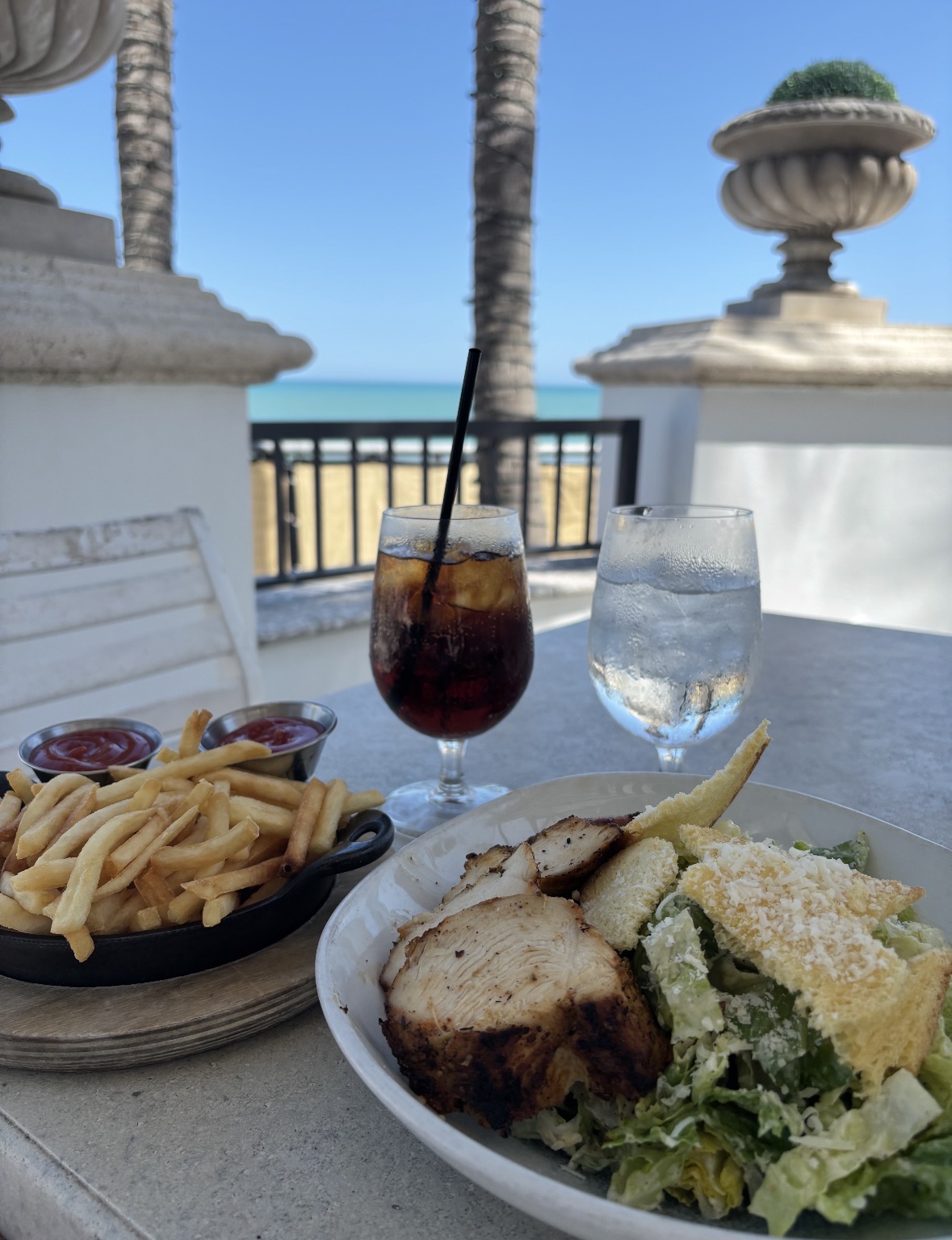 Oceanfront dining at Cobalt restaurant in Vero Beach with beach views