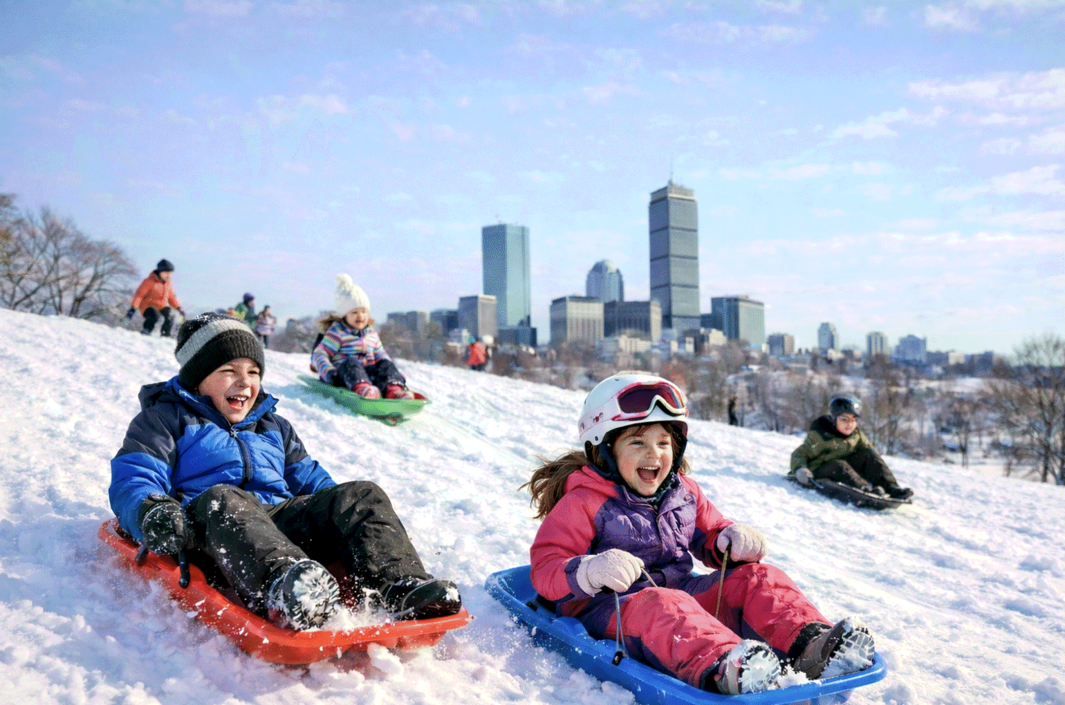 Boston's Best Sledding Spots